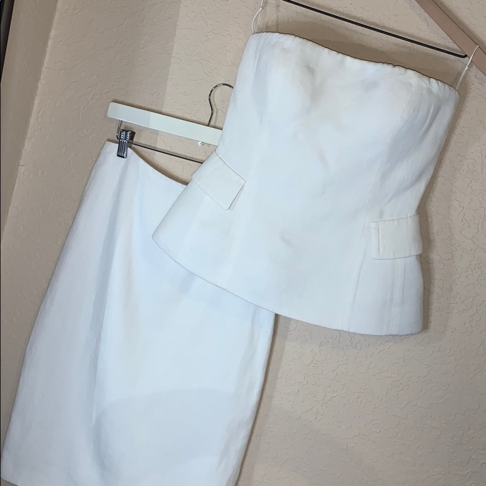 Ralph Lauren Purple Coll. strapless top/skirt set